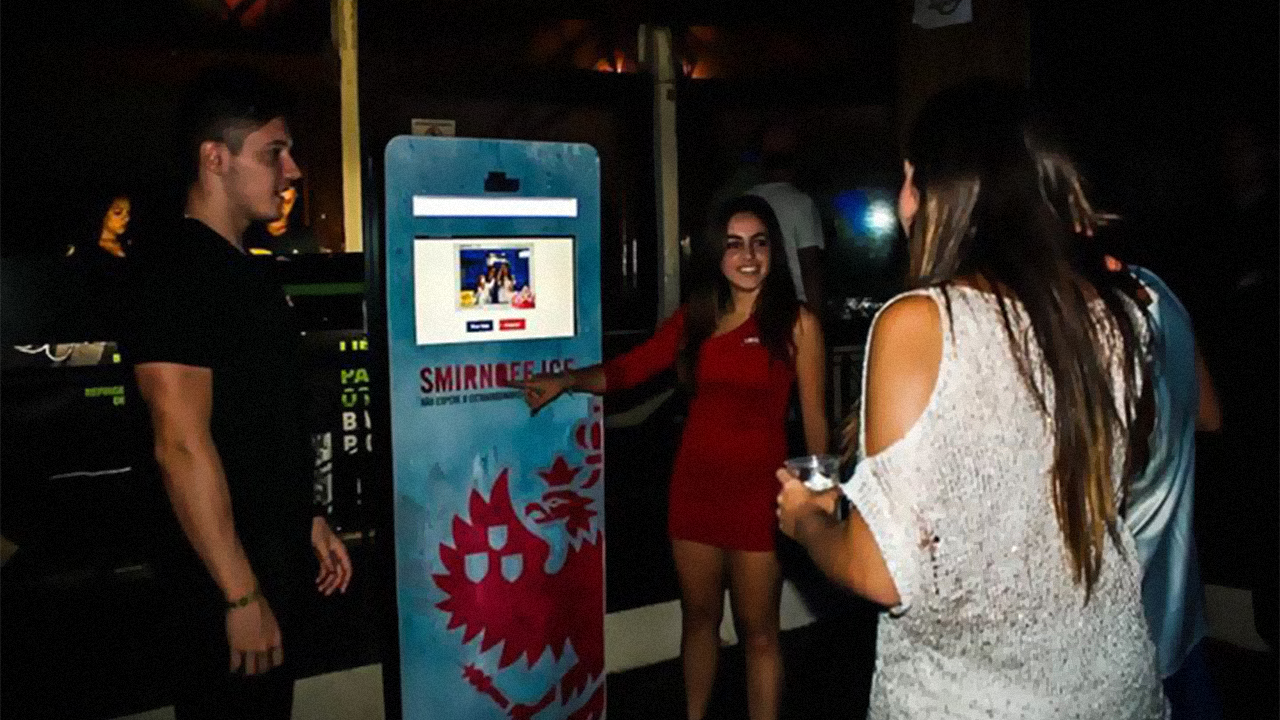 Ativações de foto e vídeo em eventos