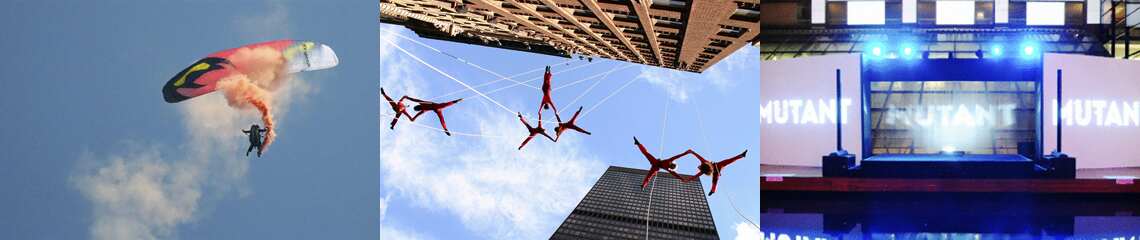 Mídias para eventos ao ar livre