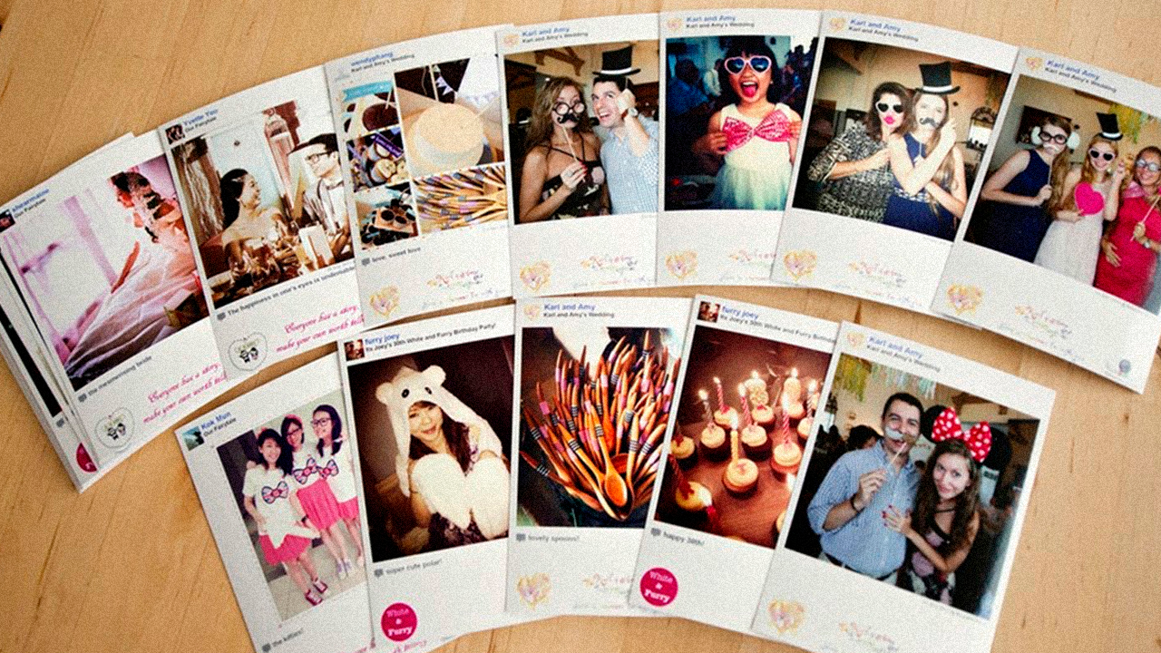 instaprint impressão instagram tecnologia para eventos e feiras
